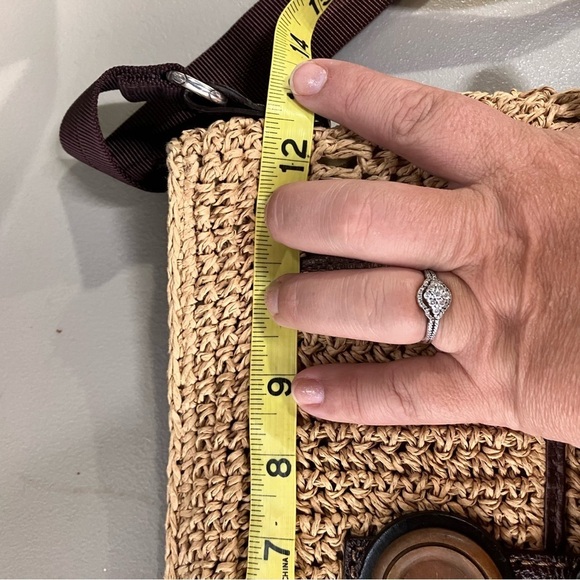 Brighton ratton crossbody bag medium size - Picture 9 of 10